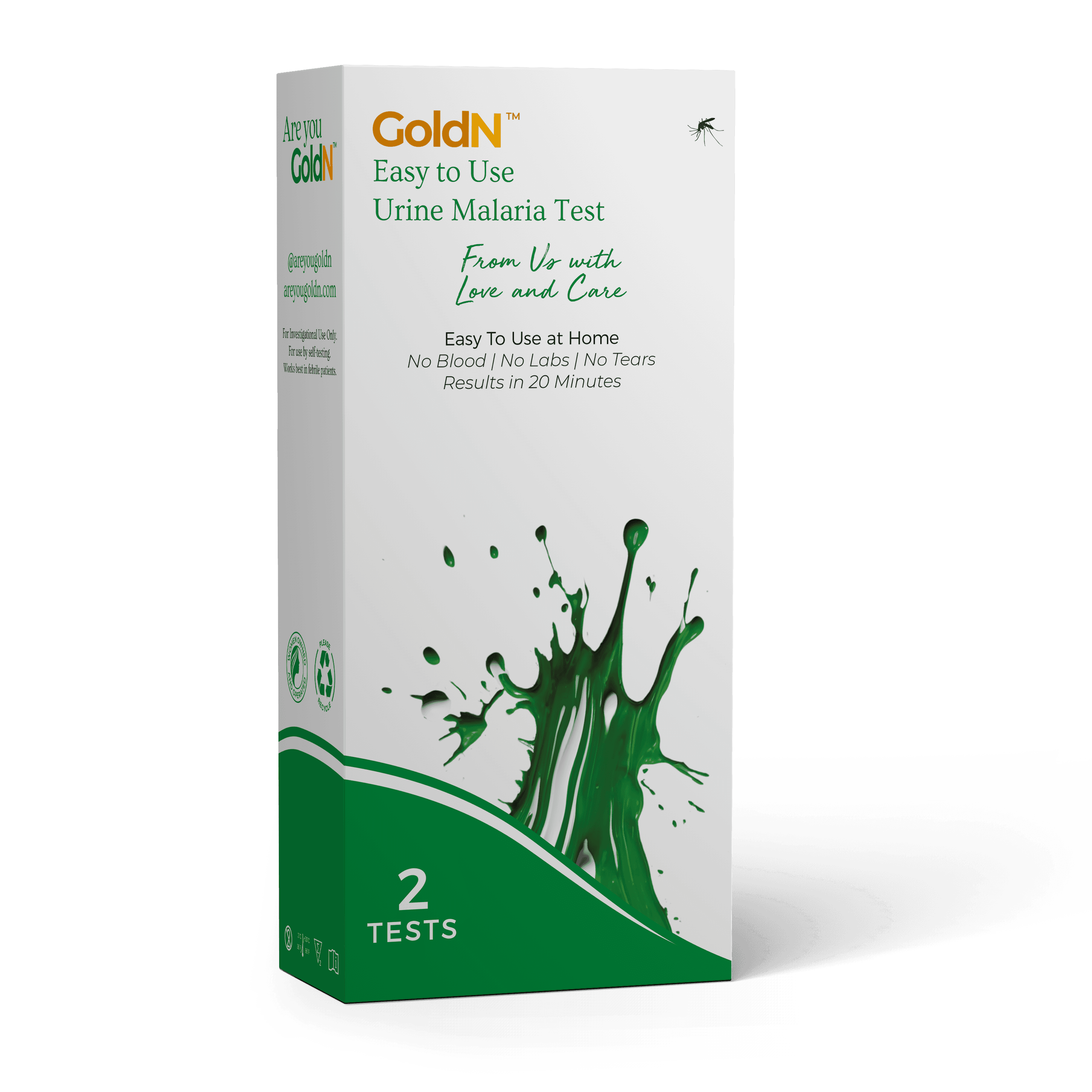 GoldN Easy-to-Use Urine Malaria Test kit